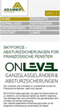 Mobile Screenshot of glas-adamer.de